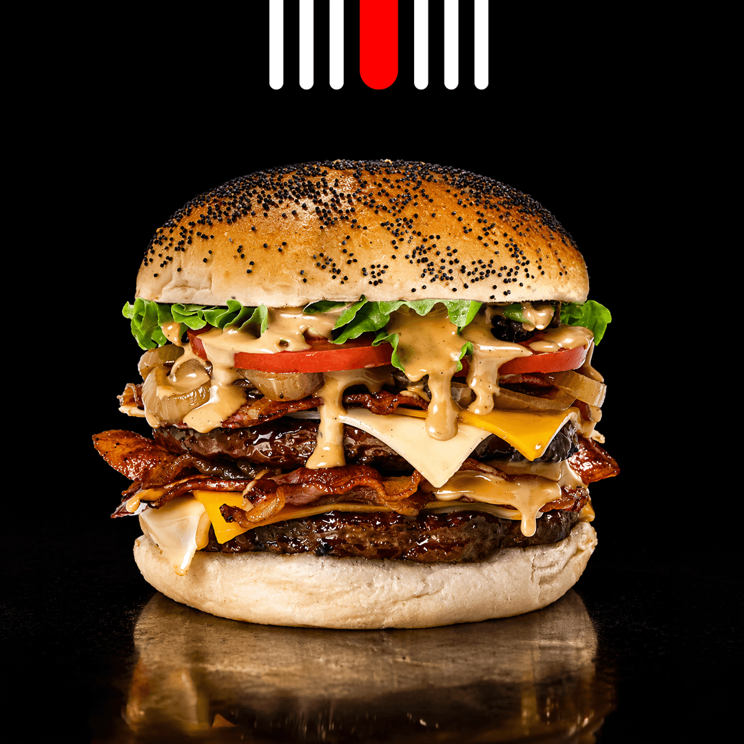 DBL BEEF BACON & CHEESE