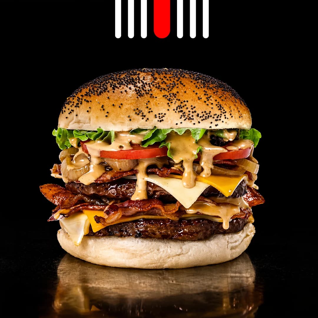 DBL BEEF BACON & CHEESE