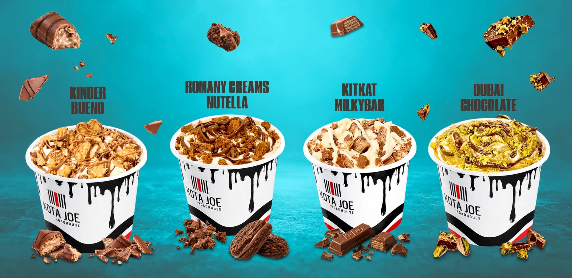 Twirlers — Bueno, Dubai, KitKat, and Romany